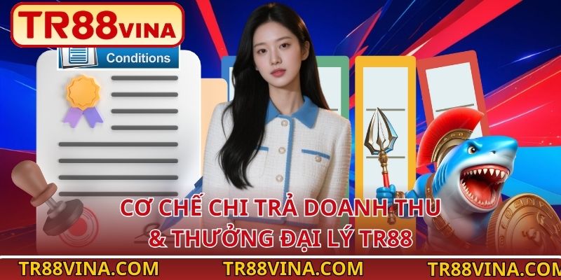 Cơ chế chi trả doanh thu & thưởng đại lý TR88